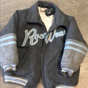 Roca Wear Wool Boys Varsity Jacket